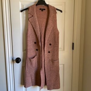 Dusty Pink Sweater Vest